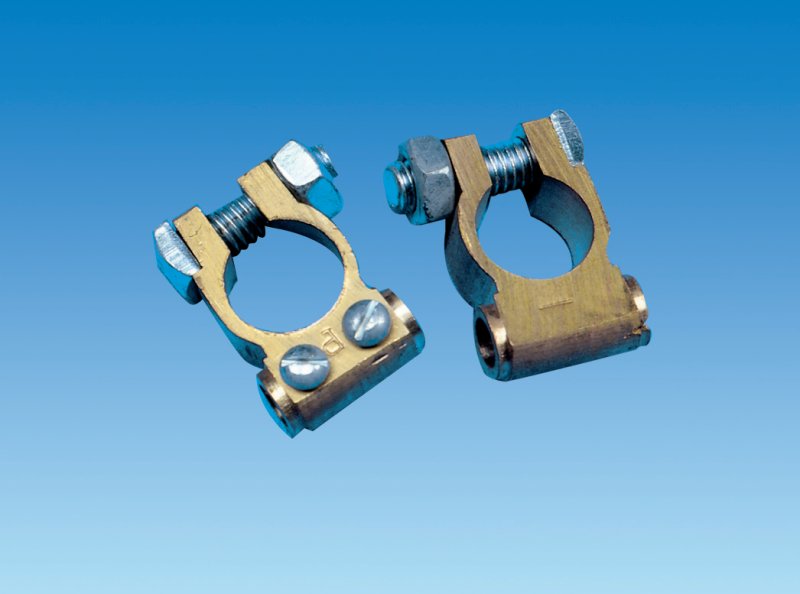 Brass Battery Clamp Set Pennine Leisure Supplies