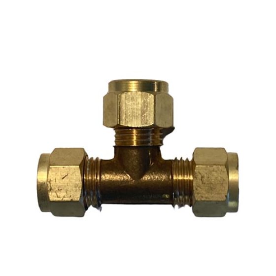 T-Pieces 5/16 x 5/16 x 1/4 Copper