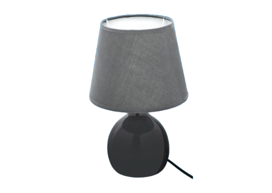 Ceramic Table Lamp - BLACK