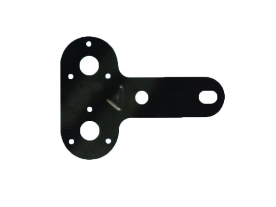 Black N and S Socket Plate