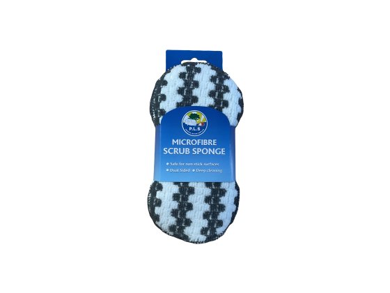 DARK GREY - Microfiber Printed Sponge 18x8 - 2 pk