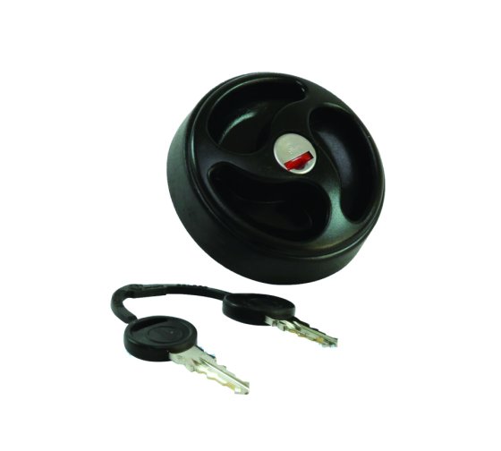 BLACK Filler Cap Vented c/w Barrel and Keys