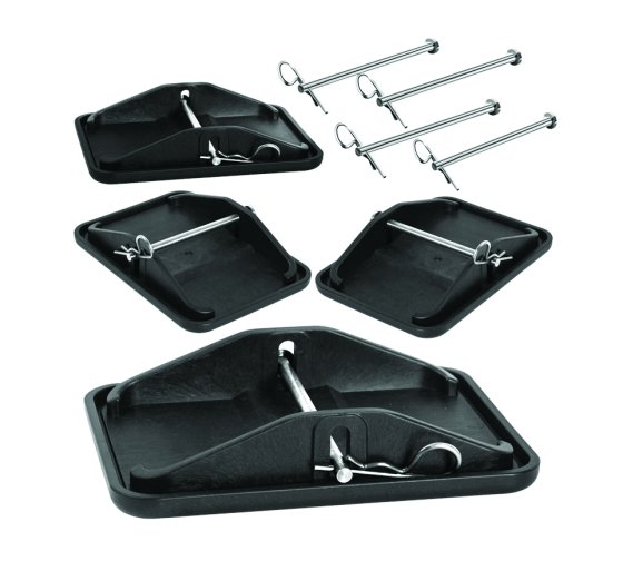 BOX of 6 - JUMBO Carafoot Jack Pad - Set Of 4 BOX of 6 - JUMBO Carafoot Jack Pad - Set Of 4