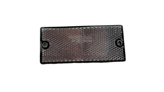 Reflective Rectangle 90mm x 40mm - White