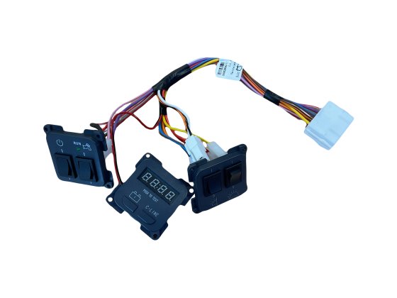 GREY Prewired C-Line Switch Panel