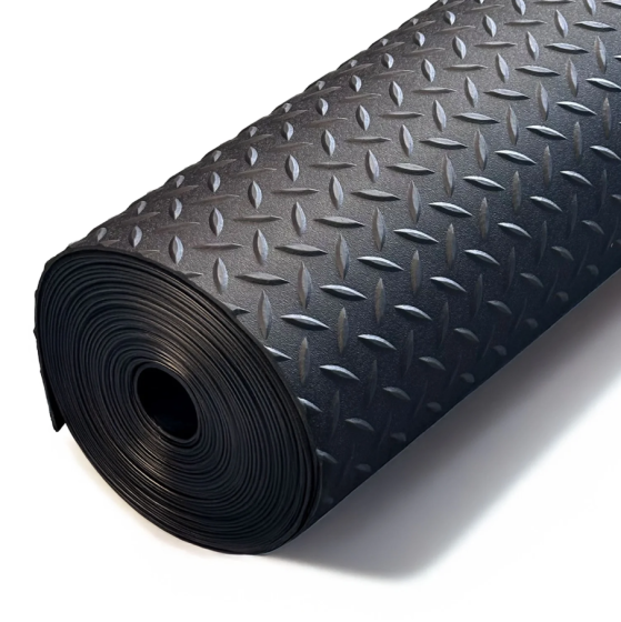 DIAMOND - 3mm x 1.7m x 15m Roll Rubber Matting DIAMOND - 3mm x 1.7m x 15m Roll Rubber Matting