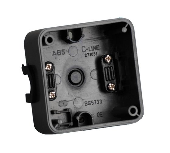 BLACK C-Line Square Back Box BLACK C-Line Square Back Box