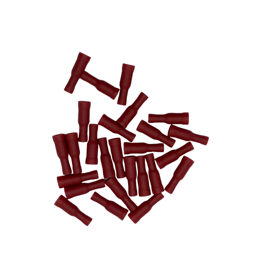 Red 4mm Diameter Female Bullet Connector