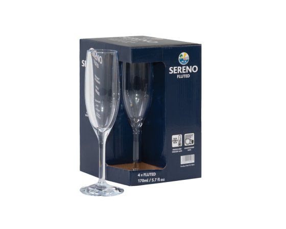 Sereno Champagne Flute 170ml - Set of 4