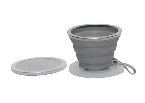 Collapsible Cup 240ml - GREY