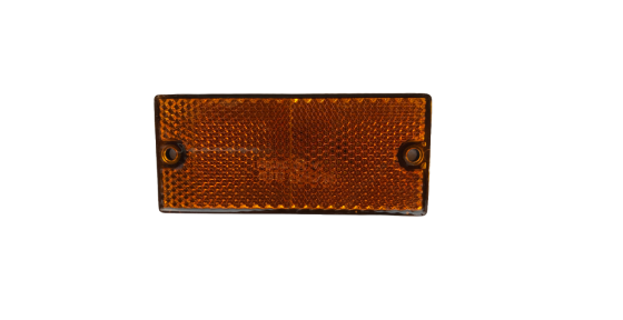 Reflective Rectangle 90mm x 40mm - Orange