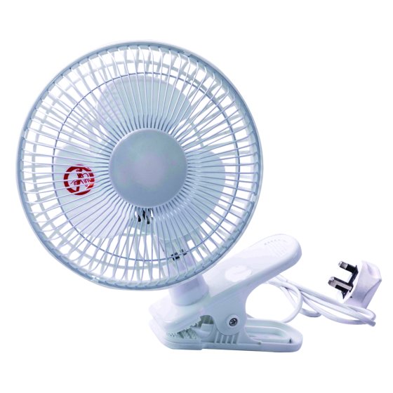 Clip-on Mains Fan - 6"