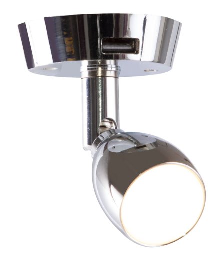 SABIK - Chrome Switched Directional Spot c/w USB SABIK - Chrome Switched Directional Spot c/w USB