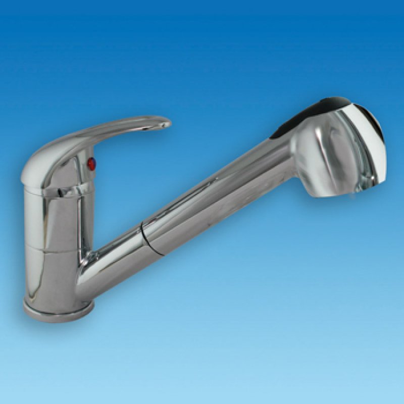 Chrome Metal Mixer Shower Unit Pennine Leisure Supplies