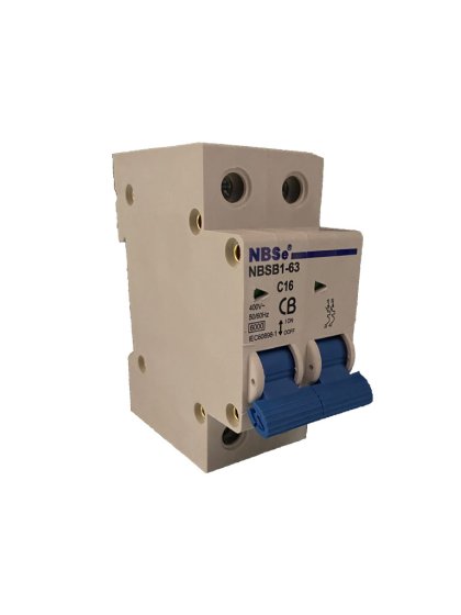 L62 16amp Double Pole MCB
