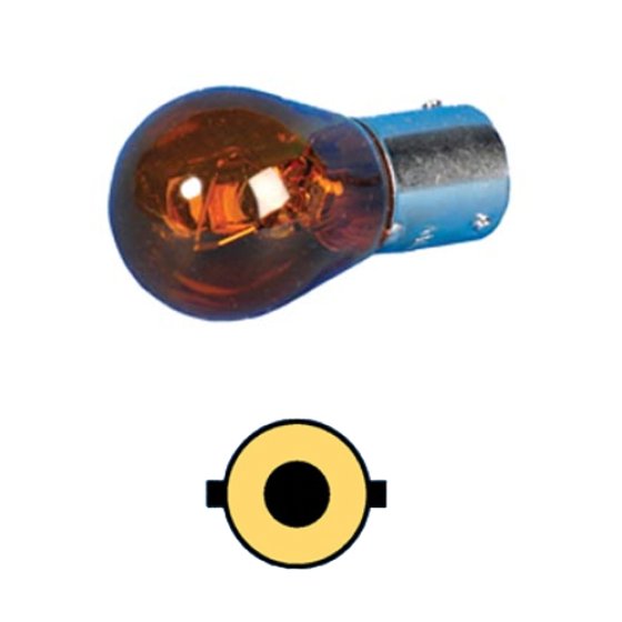 BAU15S 21W Orange Autolamp (off set pins)