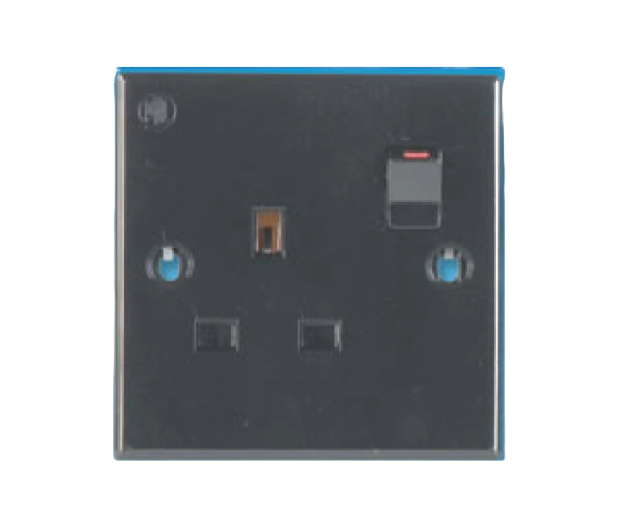 Black 13 Amp Socket