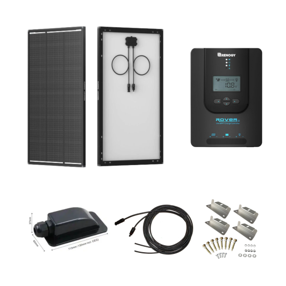 Renogy120W ShadowFlux Rigid Solar Panel Kit