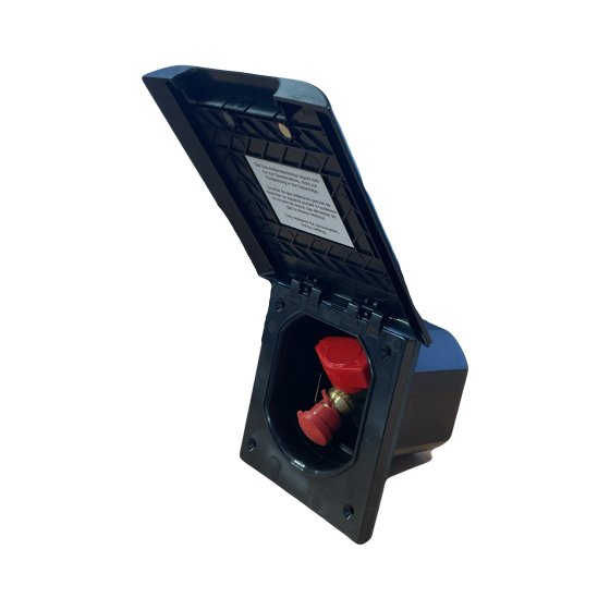 Element Line BLACK Gas Outlet with Valve