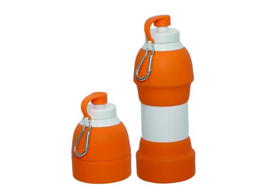 Collapsible Drinks Bottle 580ml - ORANGE