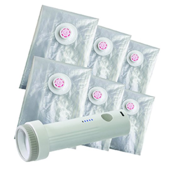 Volume Storage Vacuum Bags c/w Air Pump