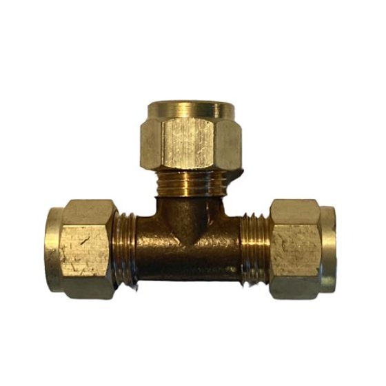 T-Pieces 10mm x 10mm x 10mm Copper