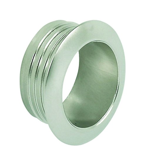 NICKEL Mini Push-Lock, Rosette 15mm