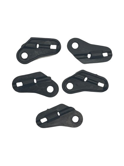 Black Plastic Triangular Runner - Pack of 5