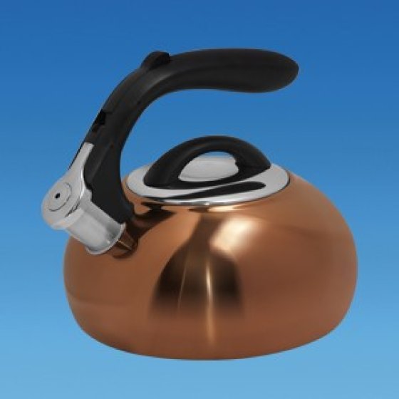 COPPER POLISHED 1.8 Litre Gas Hob Kettle Pennine Leisure Supplies