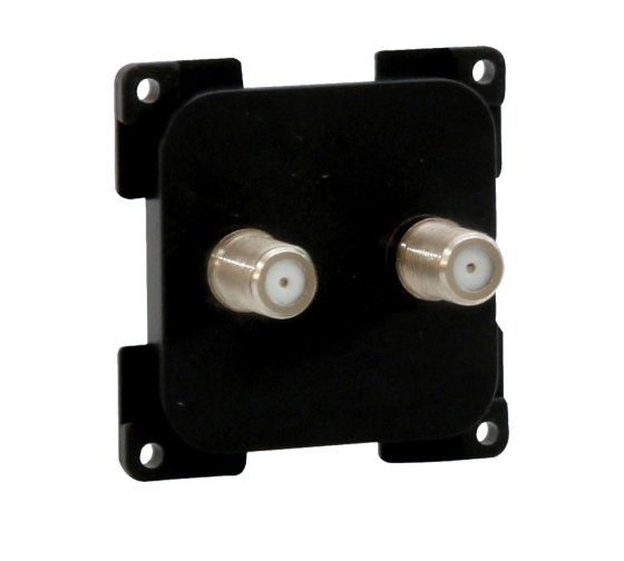BLACK C-Line Double Satellite Socket BLACK C-Line Double Satellite Socket